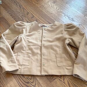Janie and Jack Tan Kids Blazer size 14-16